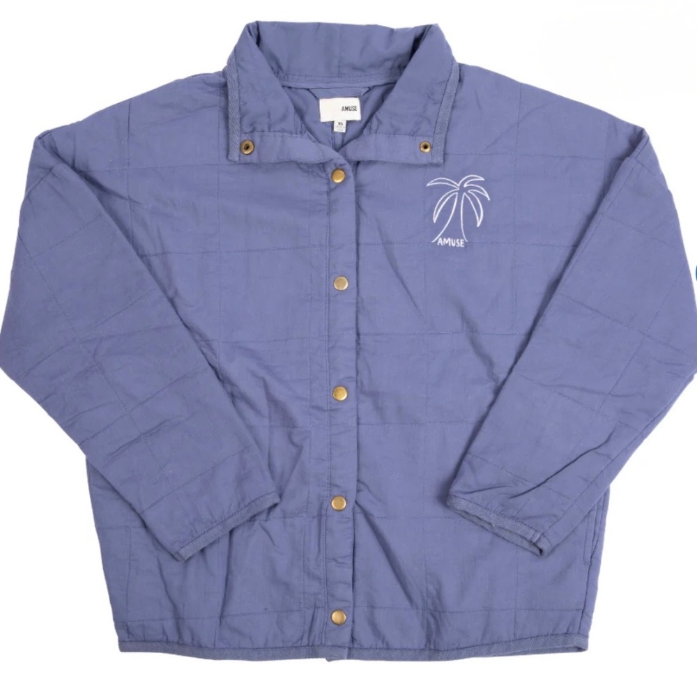 AMUSE SOCIETY SEA BREEZE QUILTED JACKET!! NEW WITH TAGS!!